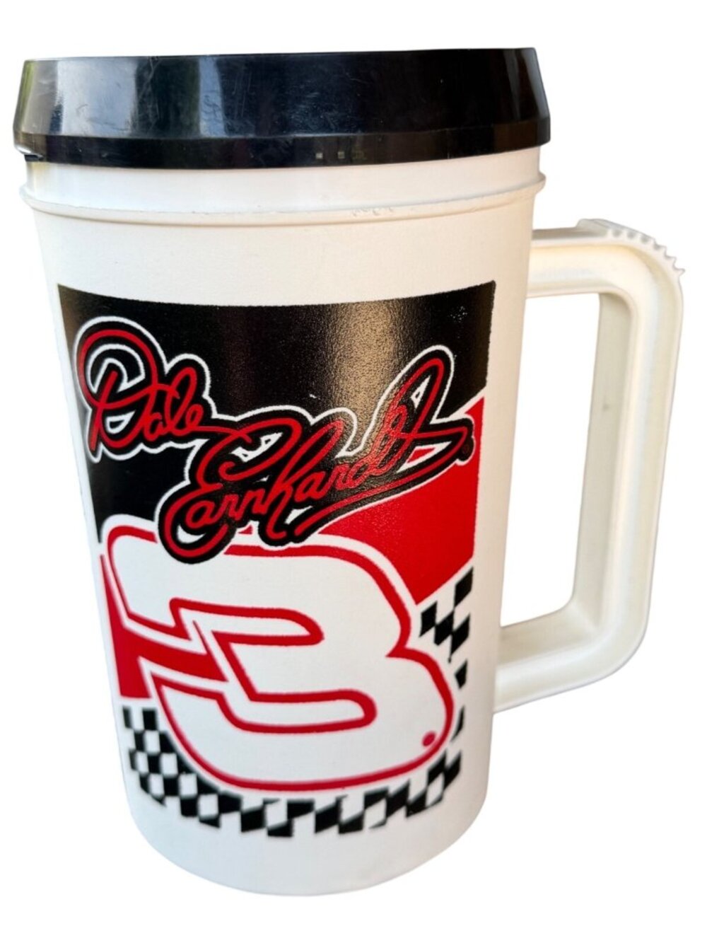 VINTAGE Super Thermo Model 24 oz. Insulated Beverage Mug Dale Earnhardt #3